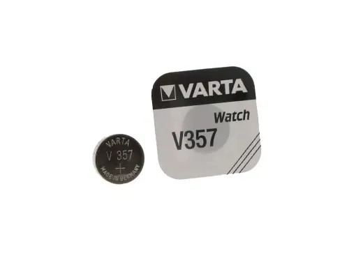 Picture of Varta v357 silver oxide battery - Varta