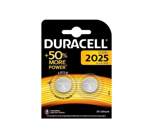 Picture of Duracell cr2025 lithium battery x2 - Duracell