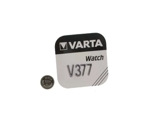 Picture of Varta v377 silver oxide battery - Varta