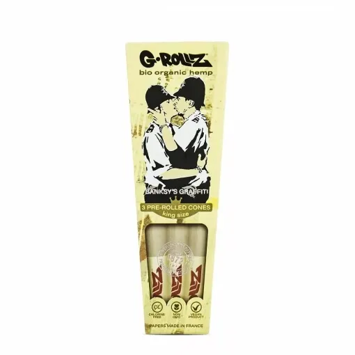 Picture of Cones g - rollz king size banksy graffiti green x3 - G - rollz