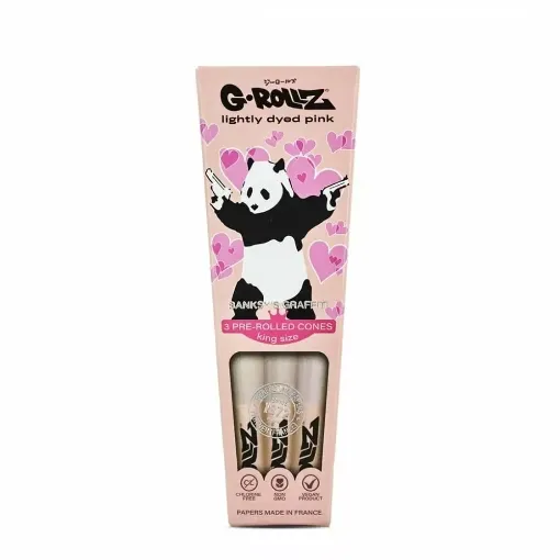 Picture of Cones g - rollz king size banksy pink x3 - G - rollz