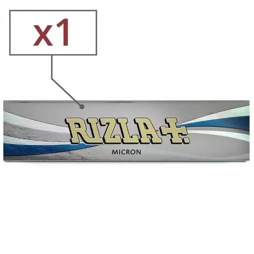 Picture of Rizla + micron slim rolling paper x1 - Rizla+