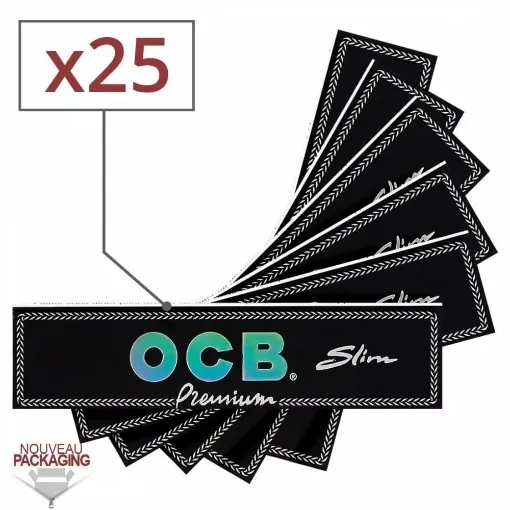 Picture of Rolling paper ocb slim premium x25 - OCB