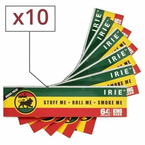 Picture of Irie slim rolling paper x10 - Smoking