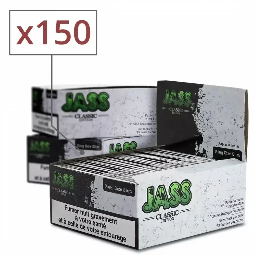 Picture of Jass slim classic edition 3 - pack rolling papers - Jass