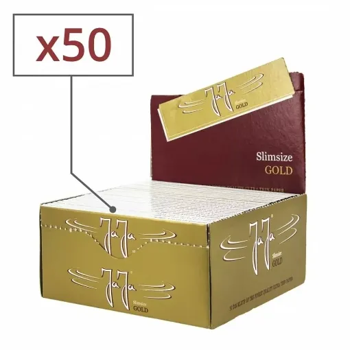 Picture of Jaja gold slim rolling paper x50 - Jaja