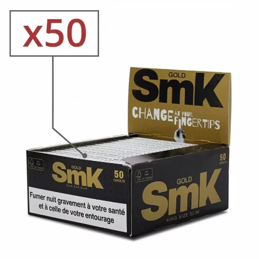 Picture of Smk slim rolling paper x50 - Smoking