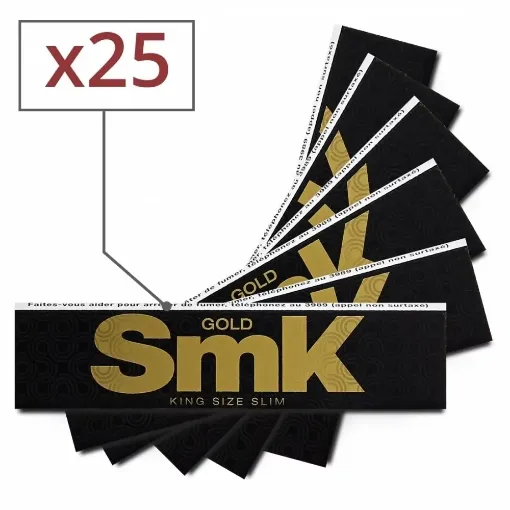 Picture of Smk slim rolling paper x25 - Smoking