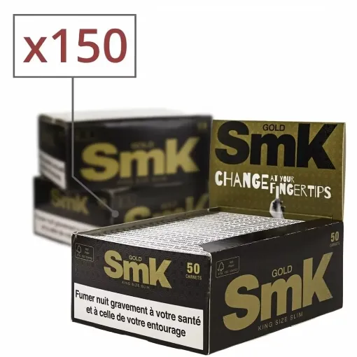 Picture of Smk Slim Rolling Papers x50 Pack Of 3 - Smoking