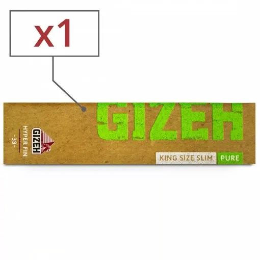 Picture of Gizeh slim pure hyper fine rolling paper x1 - Gizeh