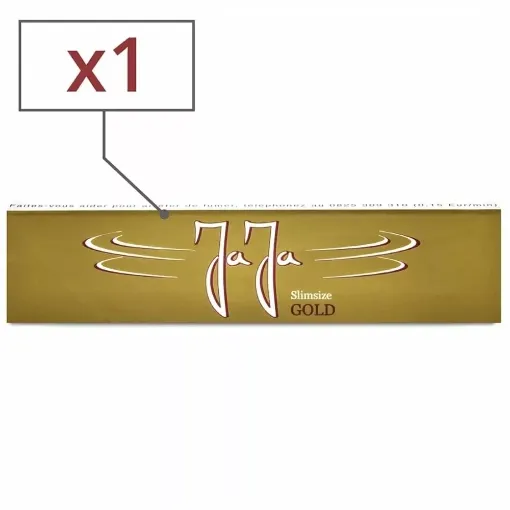 Picture of Jaja gold slim rolling paper x1 - Jaja