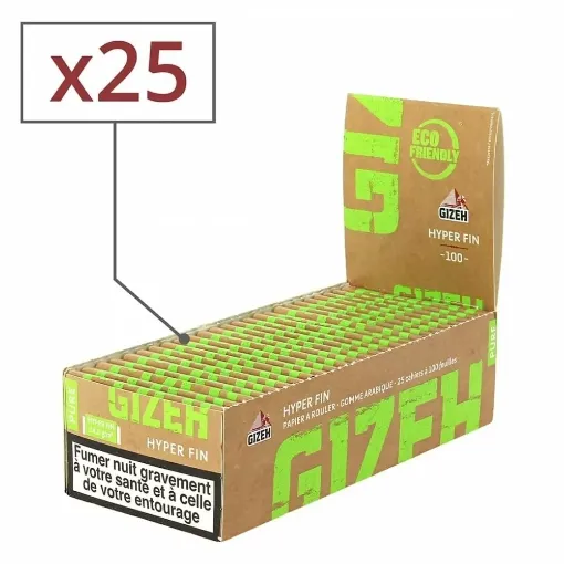 Picture of Gizeh pure hyper fine rolling paper x25 - Gizeh