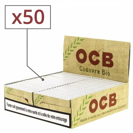 Picture of Rolling paper ocb organic hemp x50 - OCB