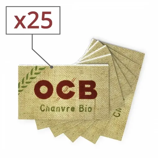 Picture of Rolling paper ocb organic hemp x25 - OCB