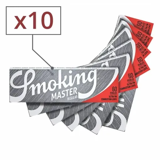 Picture of Smoking master rolling papers x10 - Smoking