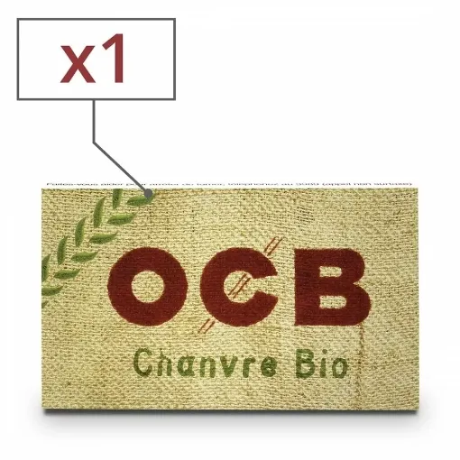 Picture of Rolling paper ocb organic hemp x1 - OCB