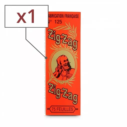 Picture of Zig zag orange rolling paper x1 - Zig Zag