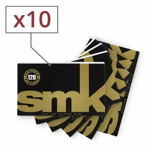 Picture of Smk regular rolling paper x10 - Smoking