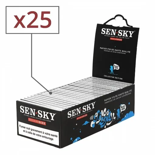 Picture of Rolling paper sen sky double x25 - Sen Sky