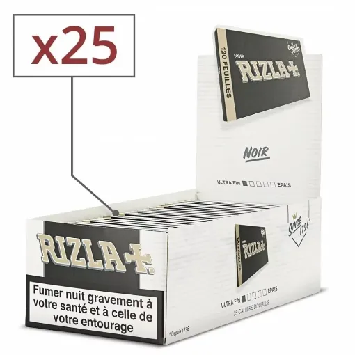 Picture of Rizla black double rolling paper x25 - Rizla+