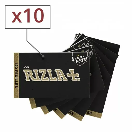 Picture of Classic rizla black rolling papers x10 - Rizla+