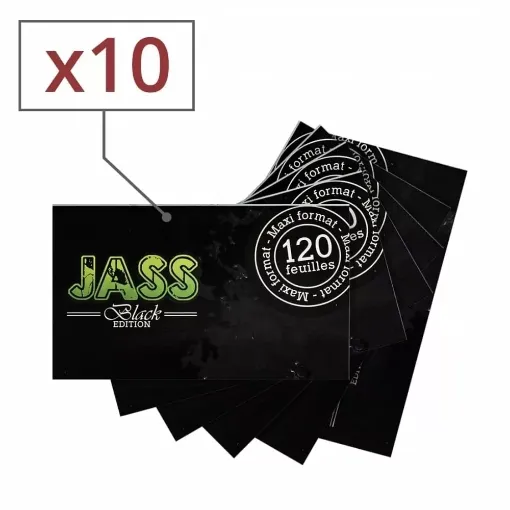 Picture of Rolling paper jass black edition x10 - Jass