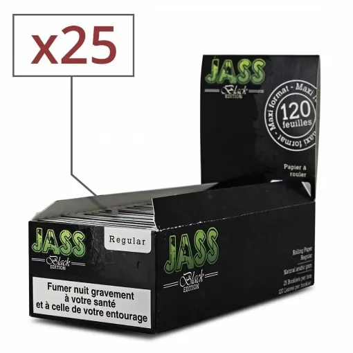 Picture of Rolling paper jass black edition x25 - Jass