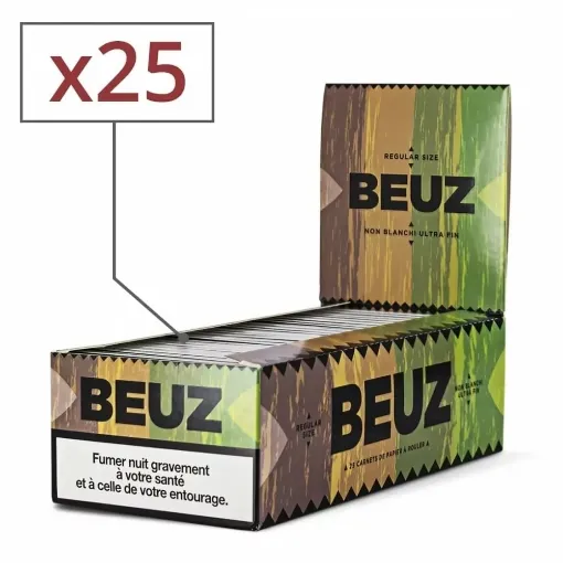 Picture of Rolling paper beuz regular brown x25 - Beuz