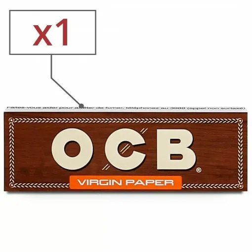 Picture of Rolling paper ocb virgin 1 14 x1 - OCB