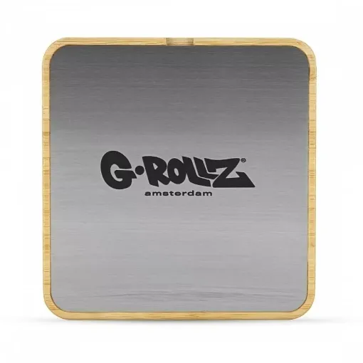 Picture of G - rollz bamboo rolling tray 15 x14.5cm - G - rollz