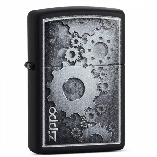 Picture of Zippo logo gear wheels design - Zippo