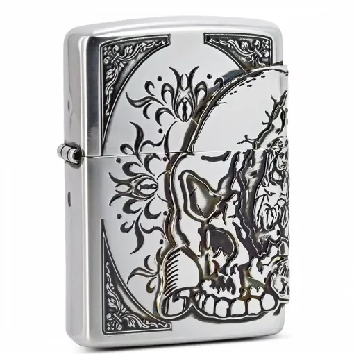 Picture of Zippo Big Skull Antique Sv