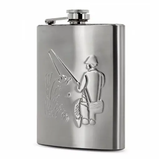 Picture of Fisherman alcohol flask - Smoking