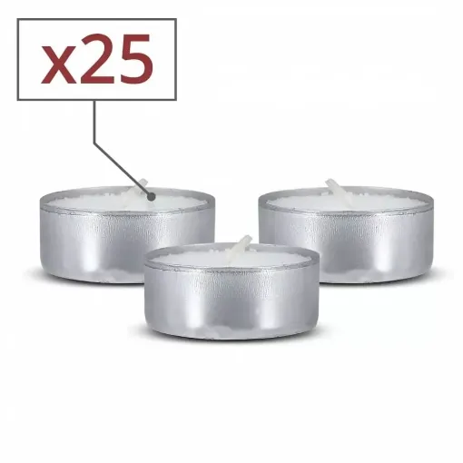 Picture of Tealight candles 8h x25 - Smoking