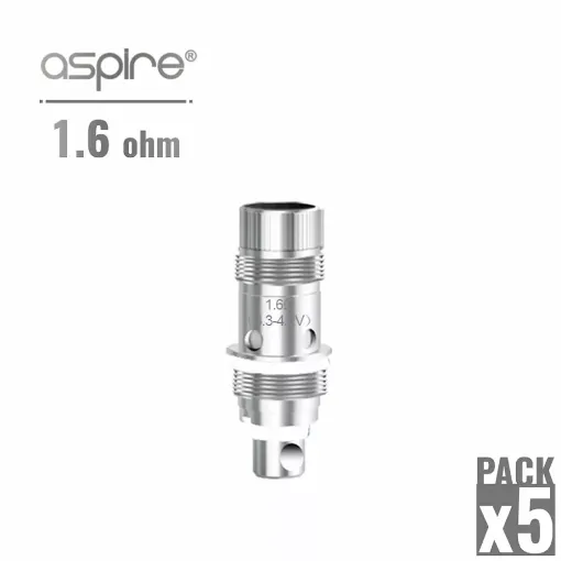 Picture of Aspire nautilus atomizer 1.6 ohm x5 - Aspire BDC