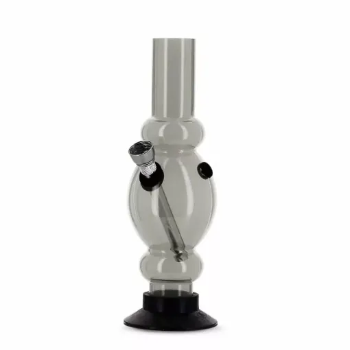 Picture of Acrylic bong mini oval straight black - Smoking