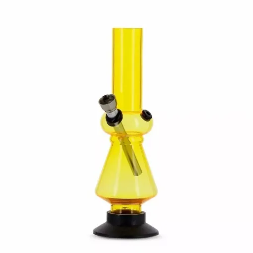 Picture of Acrylic bong mini skal yellow - Smoking