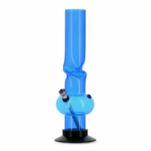 Picture of Blue twisted ice acrylic bong - Smoking