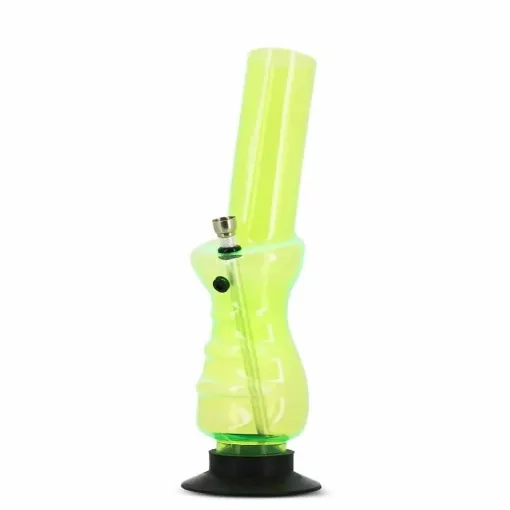 Picture of Green ergonomic acrylic bong - Smoking