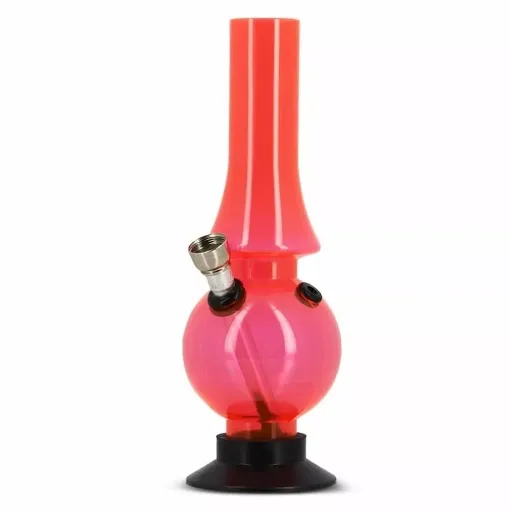 Picture of Red mini drop acrylic bong - Smoking