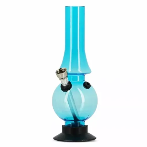 Picture of Blue mini drop acrylic bong - Smoking