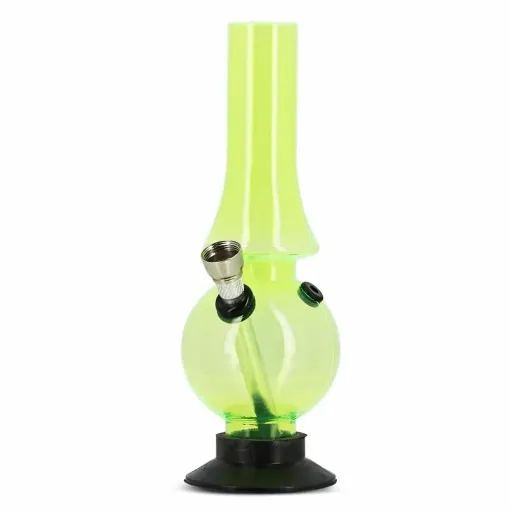 Picture of Green mini drop acrylic bong - Smoking