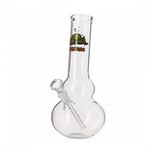 Picture of Curved bullfrog glass bong - Smoking