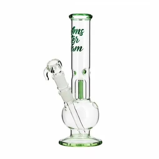 Picture of Glass bong amsterdam green 26cm - Smoking