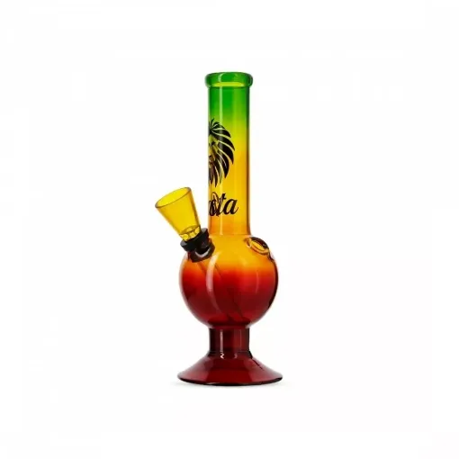 Picture of Glass bong micro rasta on stand 16cm - Smoking