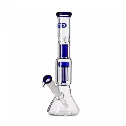 Picture of Glass bong grace glass ice blue percolator 34cm - Smoking