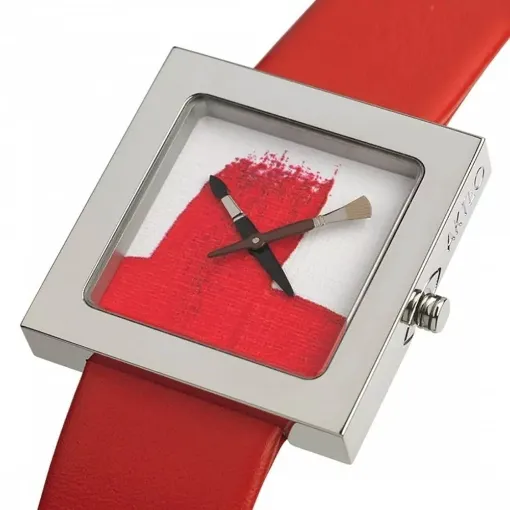 Picture of Watch akteo painting kubik red