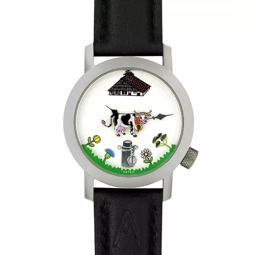 Picture of Watch akteo cow black cow - Akteo