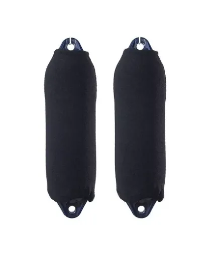 Picture of F0 single thickness long acrylic fender cover x2 - 15x40cm - black - Fendress