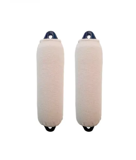 Picture of F0 single thickness long acrylic fender cover x2 - 15x40cm - linen - Fendress